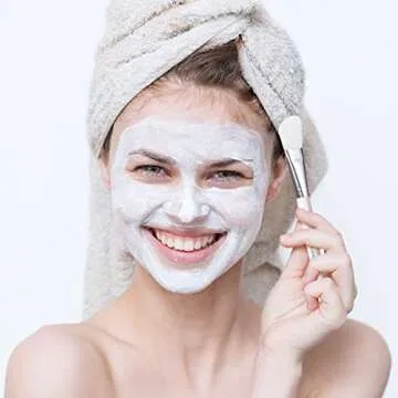 Face Mask Mixing Bowl Set with Silicone Facial Bowls, Brushes, Spatula, Measuring Cup + Scoop, Reusable Makeup Pad, Stylish Makeup Bag, 8 in 1 Esthetician Tool Kit, SPA Quality