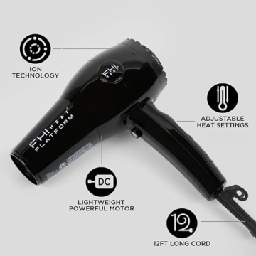 FHI HEAT Platform 1900 Turbo Hair Dryer - Lightweight & Fast