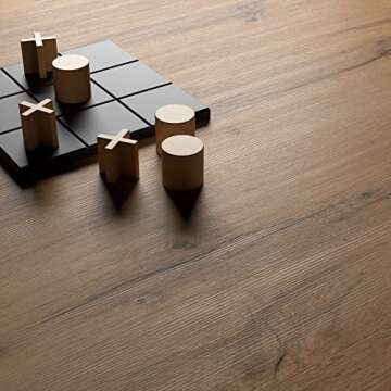 Mobili Fiver, First Extendable Table, 47,2(77,6) x31,5 in, Rustic Oak, for 6-8 People, Expandable Dining Table for Kitchen, Living Room, Italian Furniture