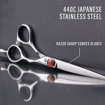Tokko Katana Classic 440C Hair Cutting Scissors 6.5 inches