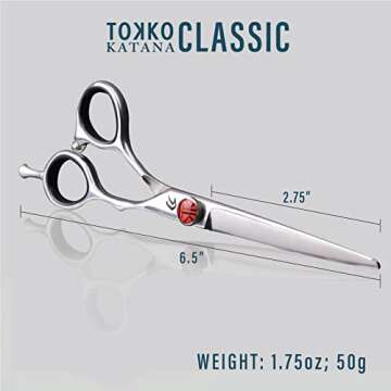 Tokko Katana Classic 440C Hair Cutting Scissors 6.5 inches