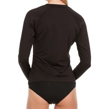 Hurley Rash Guard for Women, Womens Rash Guard Long Sleeve Shirts, Rashguard Swim Shirt Women UPF 50...