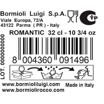 Bormioli Rocco 10.75 oz Romantic Stemware Glasses