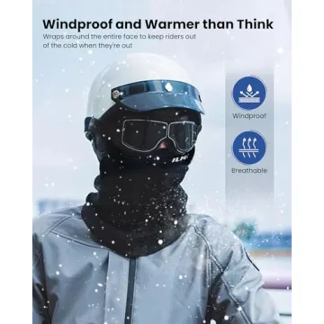 ILM Motorcycle Balaclava Cold Weather Face Mask for Outdoor Sports