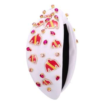 Boderier Jeweled Race Day Headband for Kentucky Derby