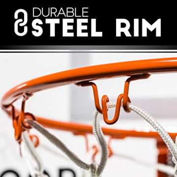 Indoor Mini Basketball Hoop - Fun for All Ages - 17.75" x 12"