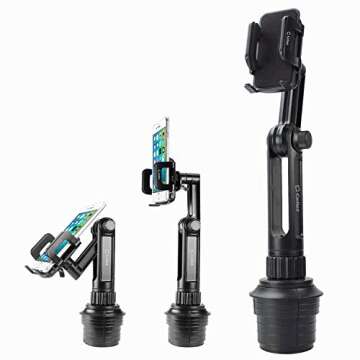 Cellet Car Cup Holder Phone Mount – Adjustable Cradle for All Smartphones