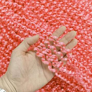 Passion Twist Hair 24 Inch Pink Crochet Hair for Women