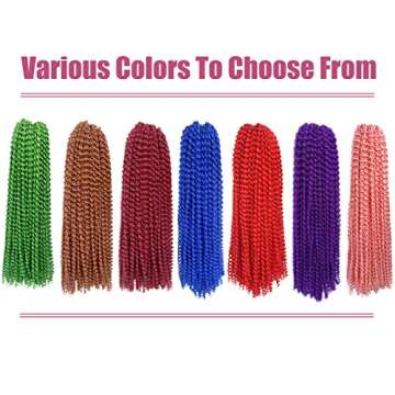 Passion Twist Hair 24 Inch Pink Crochet Hair for Women