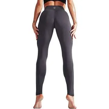 NELEUS 3 Pack Tummy Control High Waist Running Workout Leggings,9017,Black,Grey,Red,US XL,EU 2XL