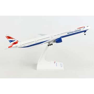 Daron Skymarks British Airways 777-300ER 1/200 with Gear Model Kit , White