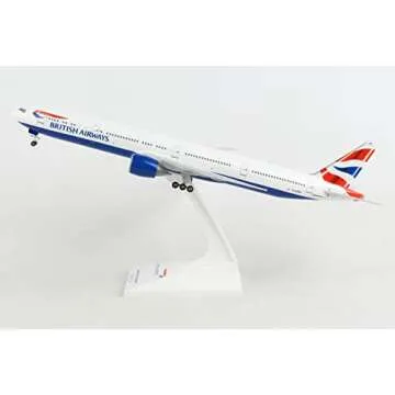 Daron Skymarks British Airways 777-300ER 1/200 with Gear Model Kit , White