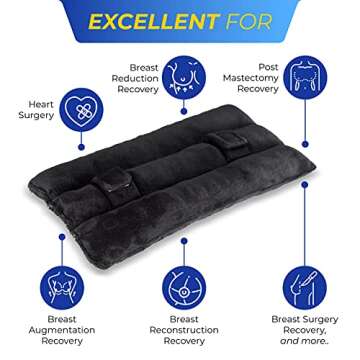 Post Surgery Seat Belt Pillow - Essential for Mastectomy and Heart Surgery Recovery