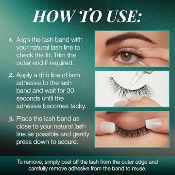 Ardell False Eyelashes Natural Lashes Babies Black - Lightweight, Short Length, Reusable Fake Lashes, 1 Pack