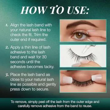 Ardell False Eyelashes Natural Lashes Babies Black - Lightweight, Short Length, Reusable Fake Lashes, 1 Pack