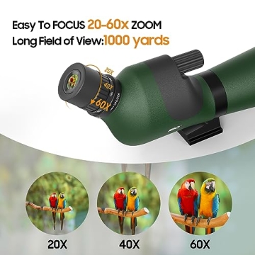 IBQ 20-60x85MM Spotting Scope for Hunting & Bird Watching