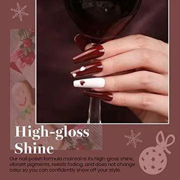 Beetles Winter Gel Nail Polish Set - Festive 6 Color Collection