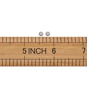 Tibetan Silver Daisy Spacer Beads for DIY Jewelry Making