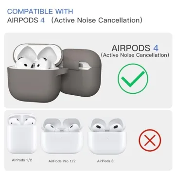 Brujula AirPods 4 Silicone Case with Noise Cancellation
