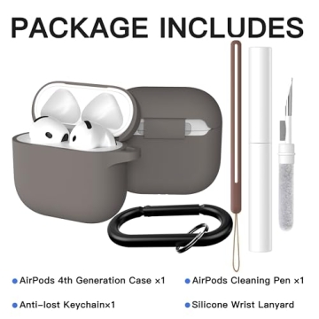 Brujula AirPods 4 Silicone Case with Noise Cancellation