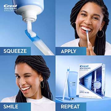 Crest Whitening Emulsions Teeth Whitening Treatment Kit – Brighten Your Smile