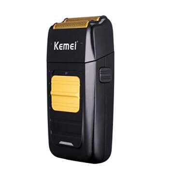 KEMEI Professional Electric Foil Shaver for Men – Rechargeable & Versatile