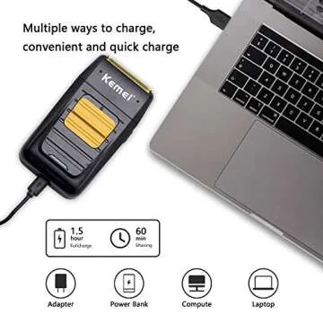 KEMEI KM-1102 Electric Shaver for Men – Professional & Stylish