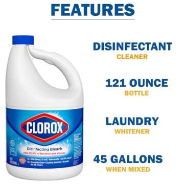 Daley Mint Towel + Disinfecting Bleach, 121oz | Effective Bleach Cleaner Concentrate - Bulk Refill f...
