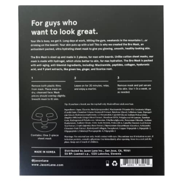 Jaxon Lane Bro Mask Hydrating Face Mask for Men