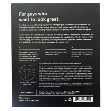 Jaxon Lane Bro Mask Hydrating Face Mask for Men
