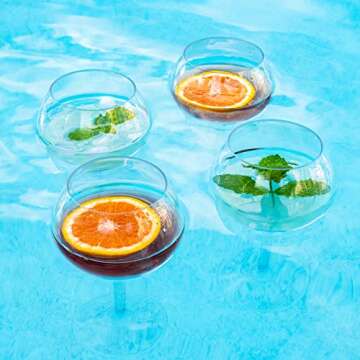 Floating Wine Glasses for Pool Fun | Set of 2