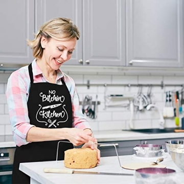 Funny Aprons for Cooking with Pockets - Gift for All