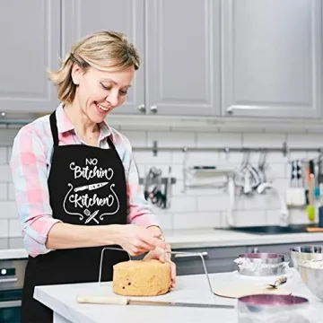 Funny Aprons for Cooking with Pockets - Gift for All