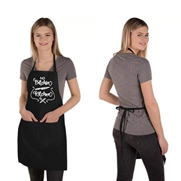 Funny Aprons for Cooking with Pockets - Gift for All