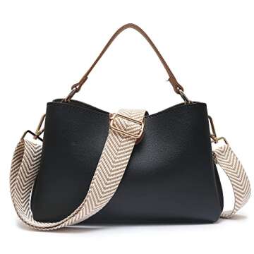 Purse Strap replacemnet Crossbody Bag Strap Women Wide Adjustable Canvas Cute Shoulder Strap Replacement Belt