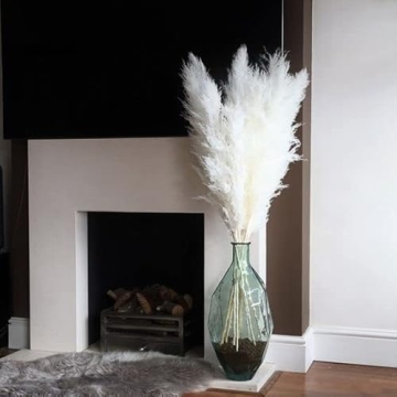 AlobyC® Pure White Pampas Grass for Elegant Home Decor
