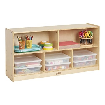 ECR4Kids 5-Compartment Mobile Storage Cabinet for Kids