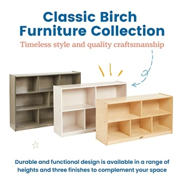 ECR4Kids 5-Compartment Mobile Storage Cabinet for Kids