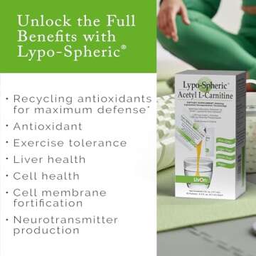 LivOn Acetyl L-Carnitine - 30 Pack Liposomal Delivery