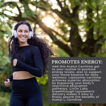 LivOn Acetyl L-Carnitine - 30 Pack Liposomal Delivery
