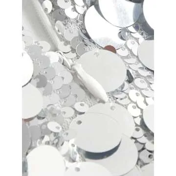 BEAUDRM Women's Sparkly Sequin Mini Skirt for Parties