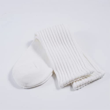 Intgoodluckycc Women's White Slouch Scrunch Socks