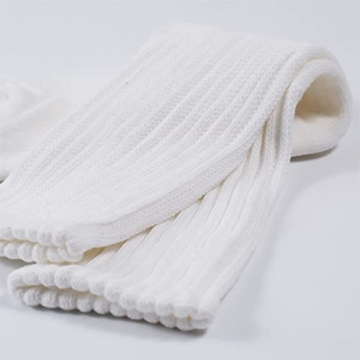 Intgoodluckycc Women's White Slouch Scrunch Socks