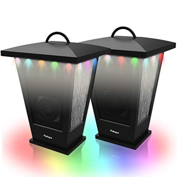 Pohopa Bluetooth Speakers Waterproof, 2 Packs True Wireless Stereo Sound 20W Dual Pairing Lantern In...