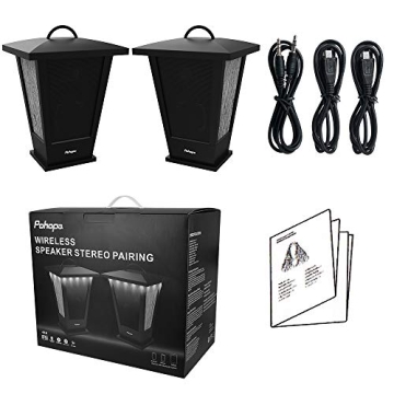 Pohopa Bluetooth Speakers Waterproof with 20W True Stereo Sound