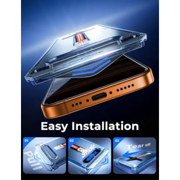 MAGIC JOHN Privacy Screen Protector for iPhone 17 Pro Max