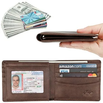 Stylish RFID Blocking Bifold Wallet for Men