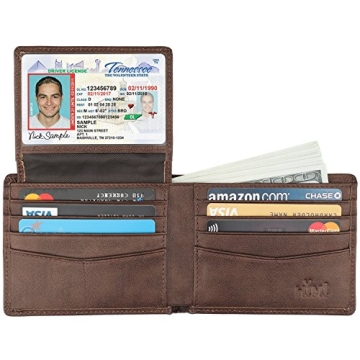 Stylish RFID Blocking Bifold Wallet for Men