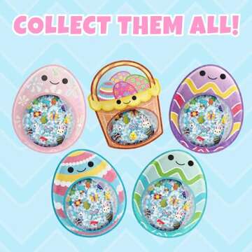 BIZYBOO Easter Egg Busy Bag Scavenger Hunt - Hidden Object Search Sensory Matching Game for Kids 2 a...