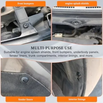 Coopache Heavy-Duty Nylon Zip Tie Fasteners for Cars